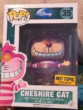 Disney Cheshire Cat Funko Pop! Figure - Pink, Purple #35